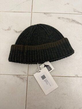 Craig Green Rope Knit Hat Beanie Green/Olive OS NWT